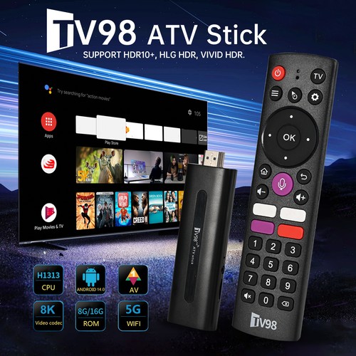 Tv98 smart box stick - smart,