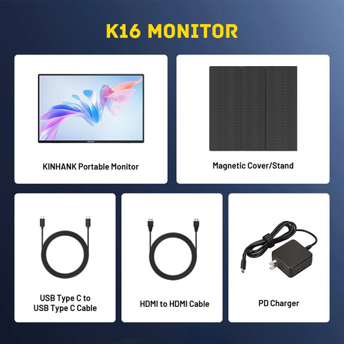 Kinhank 5k 144hz smart - kinhank, 16"