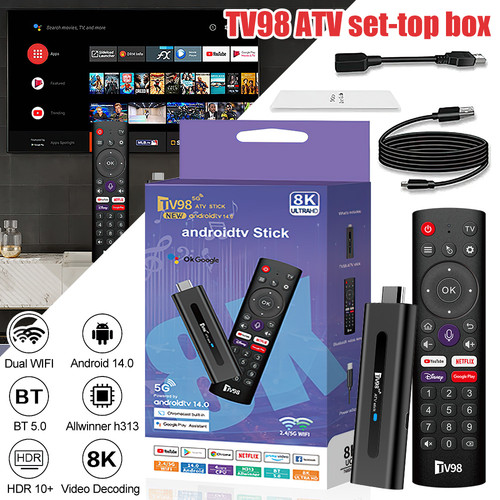 Tv98 stick android 2 4g - 14, 2.4g