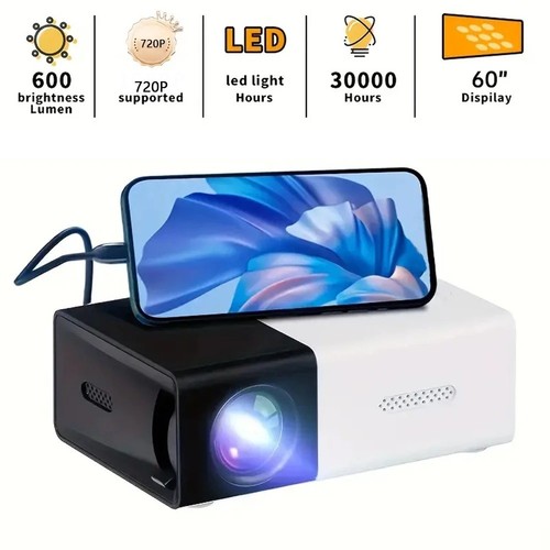 Mini projector portable led - mini,